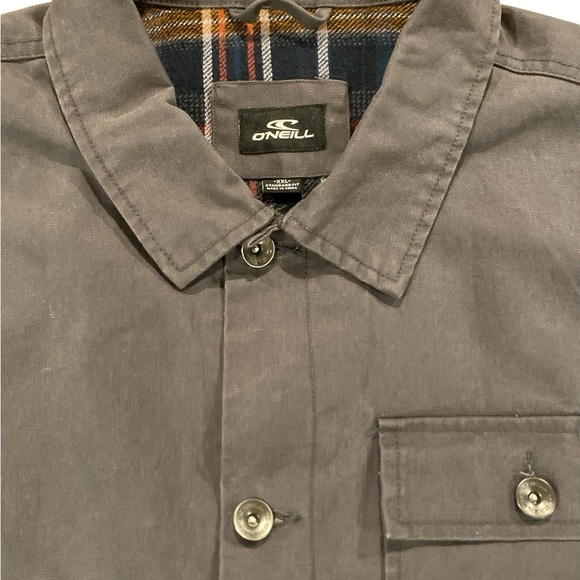 O'Neill Charcoal Shirt Jacket - Picture 2 of 12